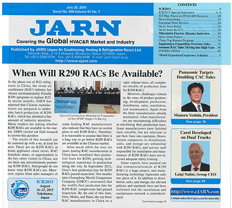 Jarn published a comprehensive interview of Luigi Nalini, CAREL CEO