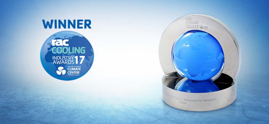 CAREL wins the prestigious RAC Cooling Industry Award