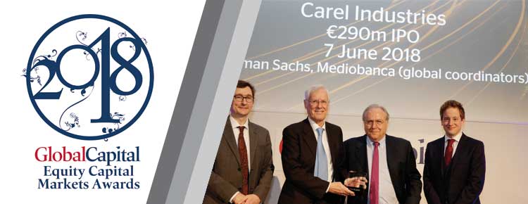 CAREL awarded “Deal of the year in Italy” by GlobalCapital