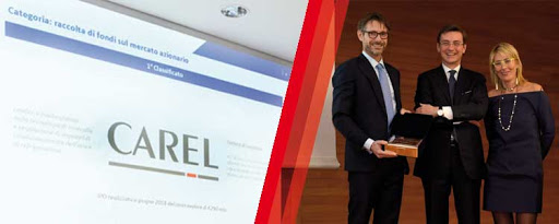 CAREL awarded for best capital market strategy by Equita, Bocconi University and Borsa Italiana