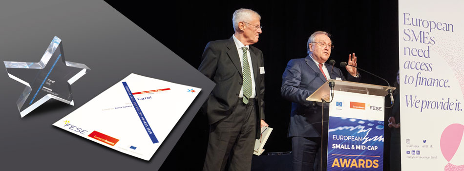 Carel Industries the “International Star” at the European Small and Mid-Cap Awards 2019