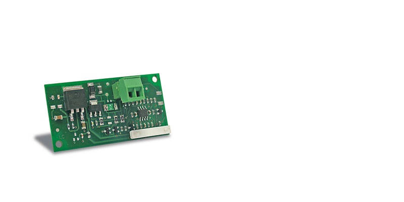 Belimo FieldBus card, used to connect the pCO sistema to a maximum of 8 servo controls that communicate using the MP-BUS® protocol