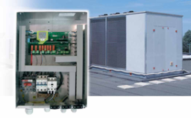 Electronic controllers in civil and industrial applications for chiller units with capacities from 5 kW to over 50 kW